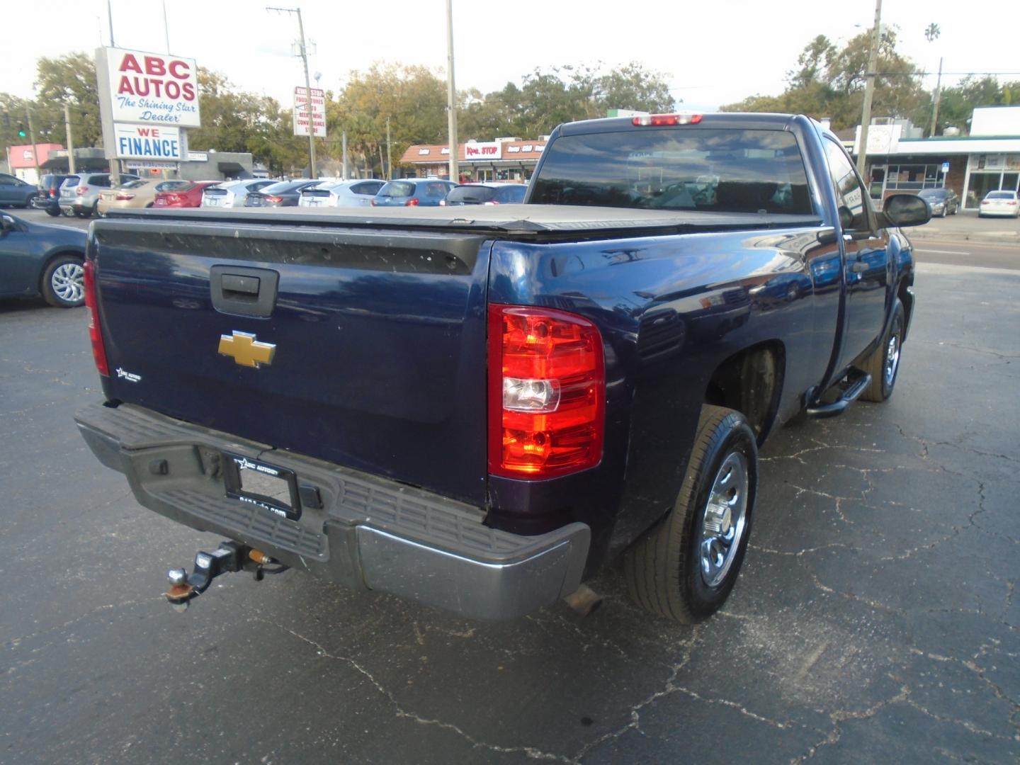 2012 BLUE /Black CHEVROLET SILVERADO Work Truck 2WD (1GCNCPEXXCZ) with an V6 4.3L MFI engine, located at 6112 N Florida Avenue, Tampa, FL, 33604, (888) 521-5131, 27.954929, -82.459534 - Photo#4